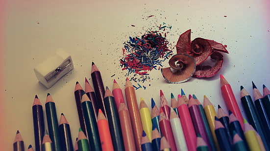 life, pencil, writing implement, rubber eraser, eraser, pen, education, color, school, yellow, drawing, brush, art, colorful, colour, draw, write, paper, pencils, rainbow, design, office, crayon, paintbrush, creativity, close, ballpoint, wood, object, needle, HD wallpaper HD wallpaper