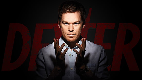 Cartaz de Dexter, Dexter, a série, ator, Michael Hall, Michael C. Hall, HD papel de parede HD wallpaper