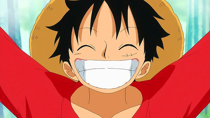 Tek parça luffy gülümsüyor mugiwara maymun d luffy 1920x1080 Anime One Piece HD Sanat, tek parça, Luffy, HD masaüstü duvar kağıdı