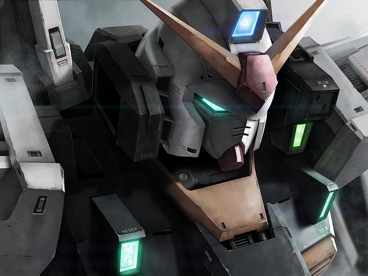 аниме, мех, Gundam, Super Robot Wars, Mobile Suit Zeta Gundam, Gundam Mk-II, произведение на изкуството, цифрово изкуство, фен арт, HD тапет
