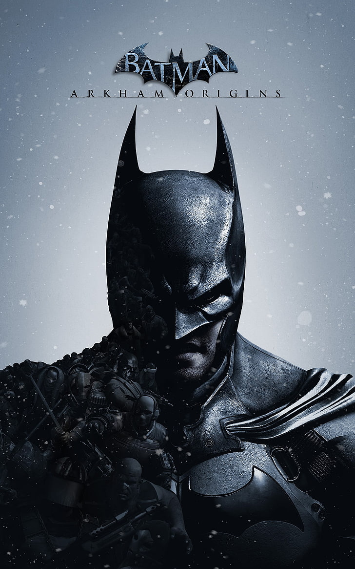 Batman: Arkham Origins, Batman, videojuegos, visualización de retratos, Fondo de pantalla HD, fondo de pantalla de teléfono
