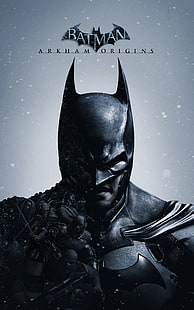 Batman: Arkham Origins, Batman, videojuegos, visualización de retratos, Fondo de pantalla HD HD wallpaper