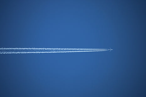 737, самолет, пассажирский самолет, небо, HD обои HD wallpaper