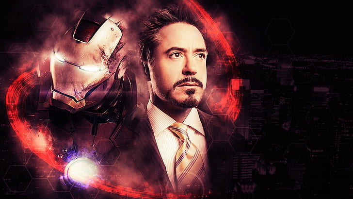Iron Man, Tony Stark, Robert Downey Jr., Los Vengadores, Fondo de pantalla HD