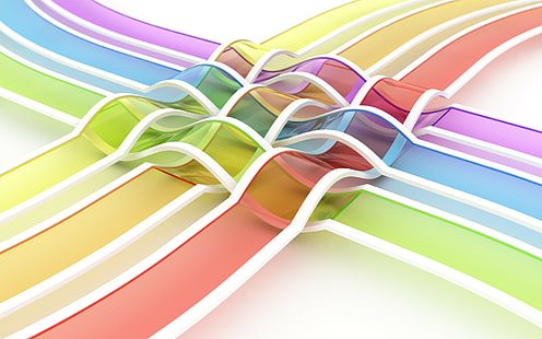 مجردة ، ملونة ، windows10 ، مايكروسوفت ويندوز ، بيل جيتس، خلفية HD HD wallpaper