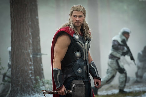 4k, Chris Hemsworth, Thor: Ragnarok, 5k, Fondo de pantalla HD HD wallpaper