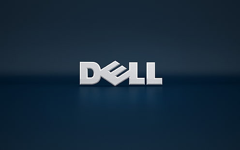 Niebieskie logo Dell, logo Dell, komputery, Dell, komputer, system operacyjny, Tapety HD HD wallpaper