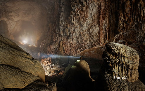 Caves, Son Doong Cave, Cave, Underground, Vietnam, HD wallpaper HD wallpaper