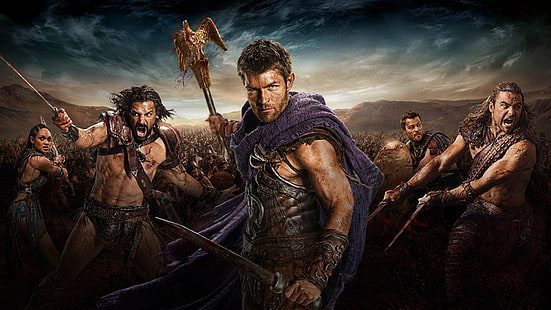 스파르타쿠스 : 저주 HD의 전쟁, 스파르타쿠스, 전쟁, 저주, HD, HD 배경 화면 HD wallpaper