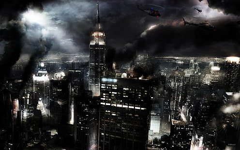 Empire State Distruzione, impero, distruzione, stato, Sfondo HD HD wallpaper