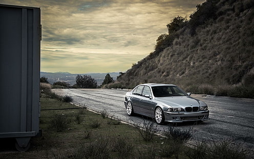 BMW M5 E39 Road Автомобиль, дорожный, HD обои HD wallpaper