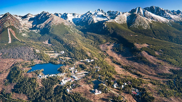 slovakia, high tatras, mountains, europe, lake, HD wallpaper
