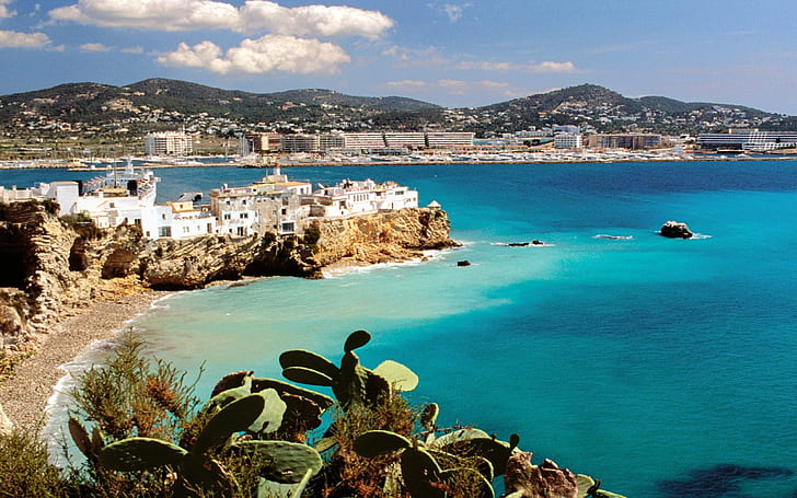 Ibiza Beach Spanien 1600 × 2560, HD tapet