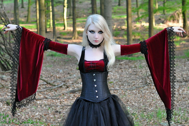 dunkel, emo, weiblich, fetisch, tussi, gothic, gothic, HD-Hintergrundbild