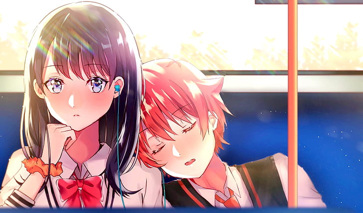 Anime, SSSS.Gridman, Rikka Takarada, Yuta Hibiki, HD-Hintergrundbild