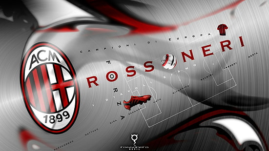 AC Mailand, cool, HD, Rossoneri, HD-Hintergrundbild HD wallpaper