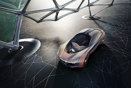 BMW Vision Next 100, autos de lujo, autos futuros, Fondo de pantalla HD HD wallpaper