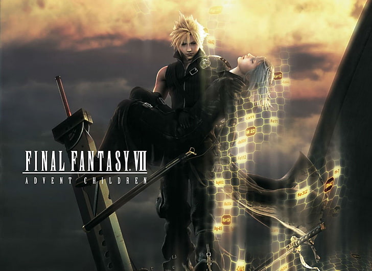 Final Fantasy, Final Fantasy VII: Advent Children, Cloud Strife, Kadaj (Final Fantasy), HD тапет