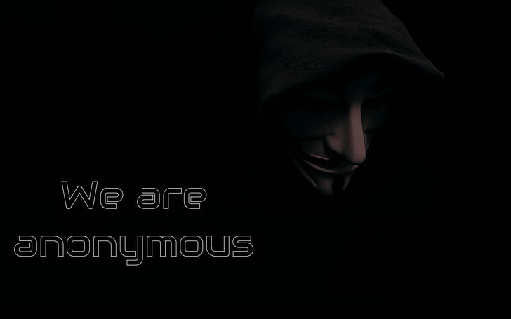 Anónimos, hackers, Fondo de pantalla HD