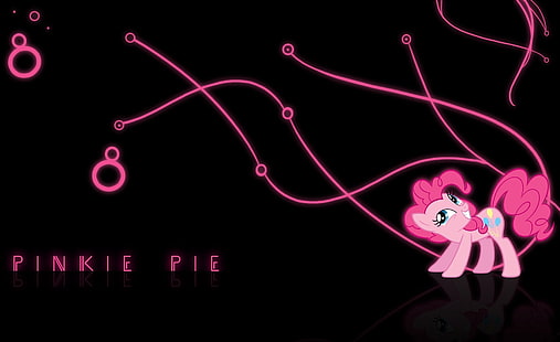 Pinkie Pie, My Little Pony Pinkie Pie illustration, Cartoons, Other, pinkie pie, my little pony, HD tapet HD wallpaper