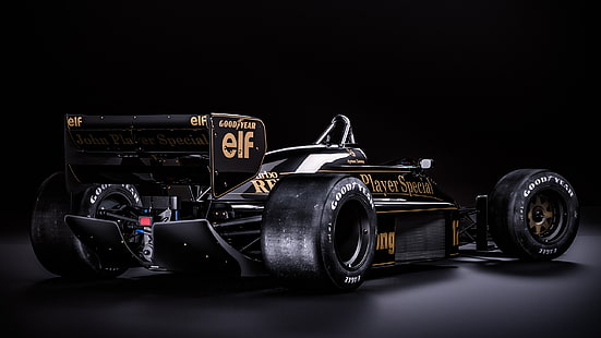 lotus 98t, Formula one, มุมมองด้านหลัง, รถแข่ง, รถยนต์, ยานพาหนะ, วอลล์เปเปอร์ HD HD wallpaper