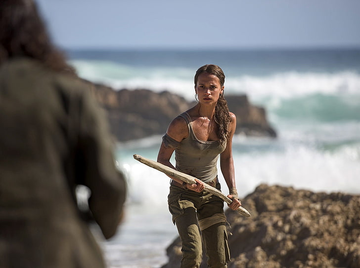 Tomb Raider, Alicia Vikander, Lara Croft, Tomb Raider 2018, HD tapet