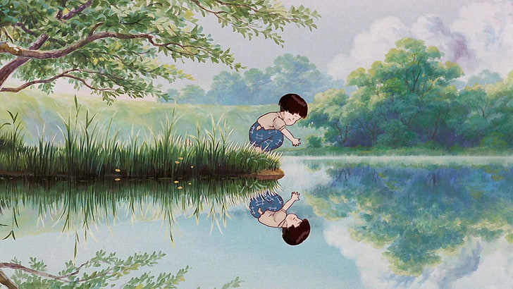 Studio Ghibli, Hotaru no Naka, HD-Hintergrundbild