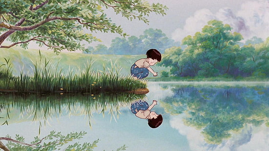 Studio Ghibli, Hotaru no Naka, Sfondo HD HD wallpaper
