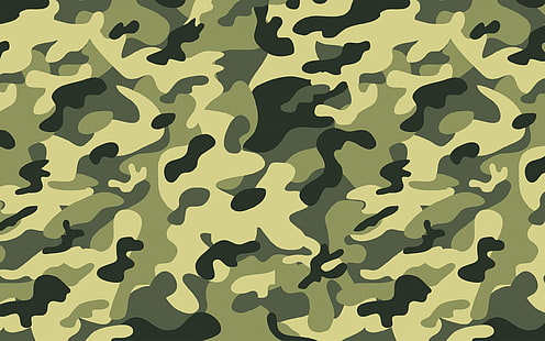 arrière-plans, camouflage, vert, militaire, minimaliste, Fond d'écran HD HD wallpaper