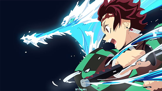 Kimetsu no Yaiba, Kamado Tanjirō, Anime-Jungs, HD-Hintergrundbild HD wallpaper