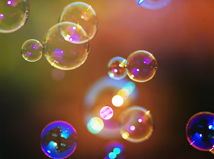 Мыльные пузыри, пузыри HD wallpaper, Aero, макро, пузыри, мыло, HD обои HD wallpaper