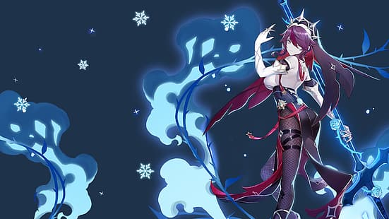 Genshin Impact, Genshin, Rosaria (personaggio del gioco), Sfondo HD HD wallpaper