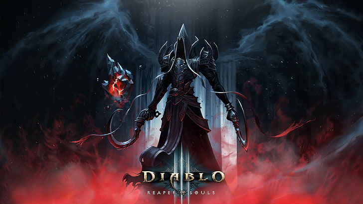 Diablo game wallpaper, Diablo III, video games, fantasy art, Diablo 3: Reaper of Souls, HD wallpaper