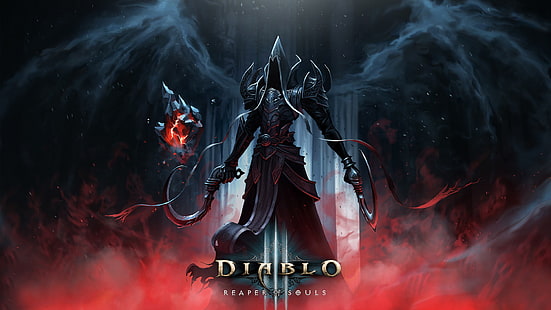 Diablo-bakgrundsbild, Diablo III, videospel, fantasikonst, Diablo 3: Reaper of Souls, HD tapet HD wallpaper