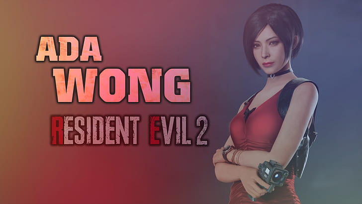 ada wong, Resident Evil 2, videogame, asiático, arte de videogame, HD papel de parede