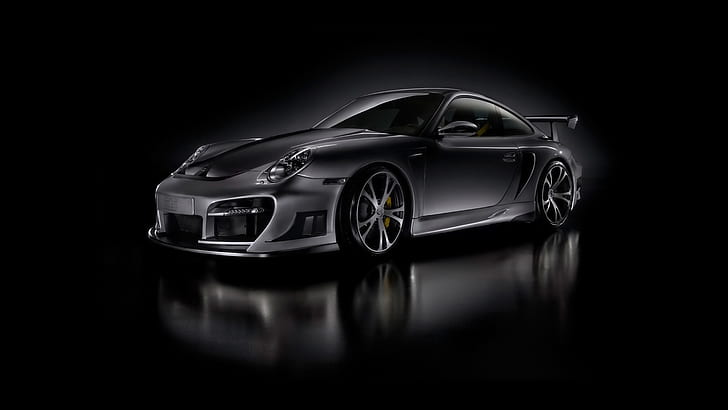 Karanlık Porsche GT Sokak Yarışı HDTV 1080p, HDTV, Karanlık, Porsche, yarış, Sokak, 1080p, HD masaüstü duvar kağıdı