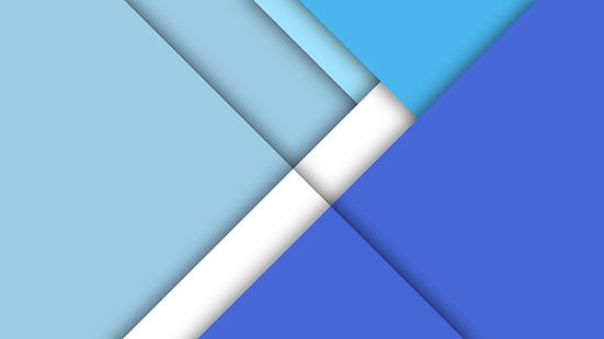 blau, weiß, material design, minimal art, material, minimalistisch, HD-Hintergrundbild HD wallpaper