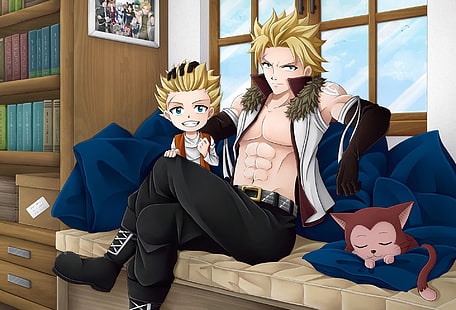 Anime, Fairy Tail, Lector (Fairy Tail), Sting Eucliffe, HD tapet HD wallpaper