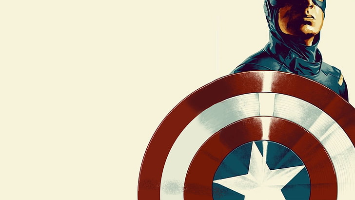 Captain America digital wallpaper, comics, Captain America, HD wallpaper