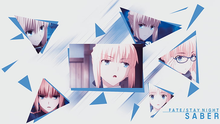 Fate / Stay Night, animeflickor, Saber, Fate Series, HD tapet