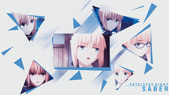 Fate / Stay Night, garotas de anime, Sabre, Fate Series, HD papel de parede HD wallpaper