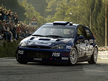 2001, focus, ford, rs, rennen, rennen, wrc, HD-Hintergrundbild HD wallpaper