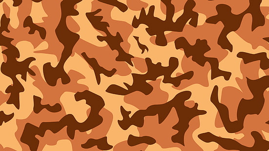 brązowy i czarny wzór kamuflażu, wojna, armia, żołnierz, tekstura, kamuflaż, wzór, kamuflaż, Tapety HD HD wallpaper