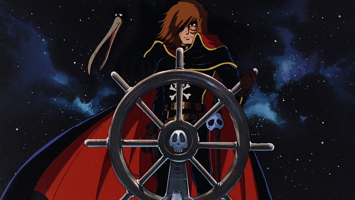 Anime, Capitaine Harlock, Fond d'écran HD