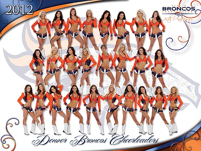 Cheerleader, Denver Broncos, Fußball, nfl, HD-Hintergrundbild HD wallpaper