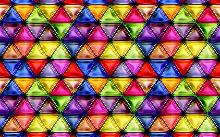 Multicolored Glass, glass, colors, HD wallpaper