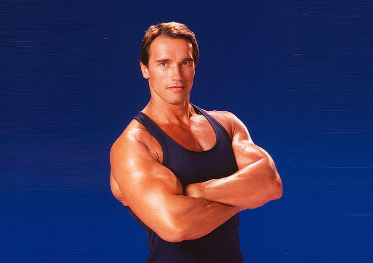 Arnold Schwarzenegger Macho Look Photoshoot, HD тапет