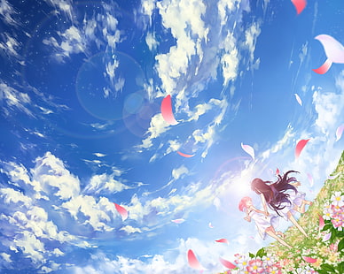 Mahou Shoujo Madoka Magica, Akemi Homura, Kaname Madoka, Sfondo HD HD wallpaper