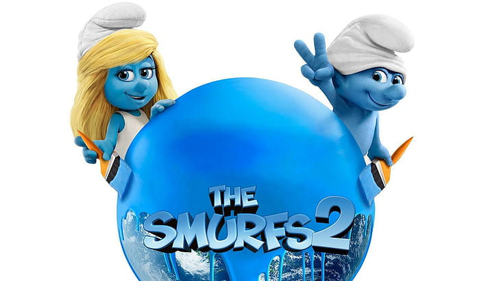 The Smurfs 2 Cartoon, smurfs, cartoon, HD wallpaper