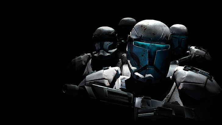 Stormtrooper wallpaper, Star Wars Republic Commando, Star Wars, stormtrooper, video games, clone trooper, HD wallpaper